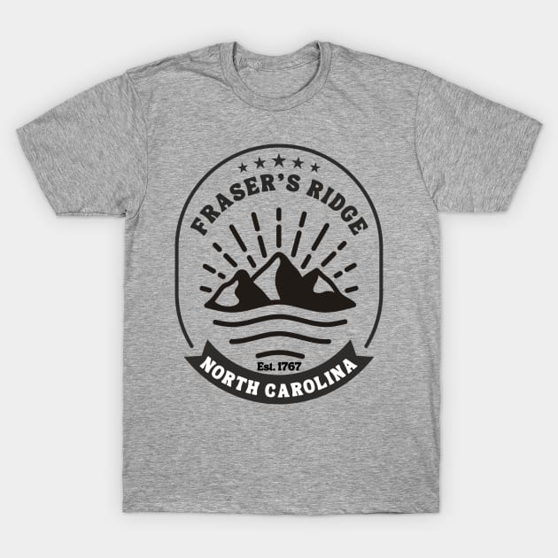 Fraser's Ridge North Carolina Established in 1767 T-Shirt by MalibuSun